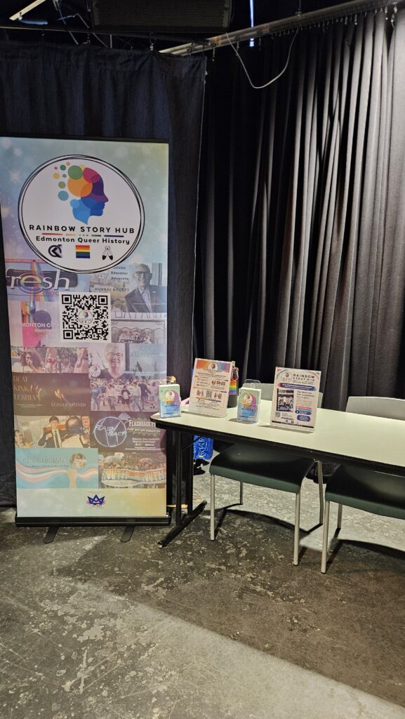 Vertical Banner on display